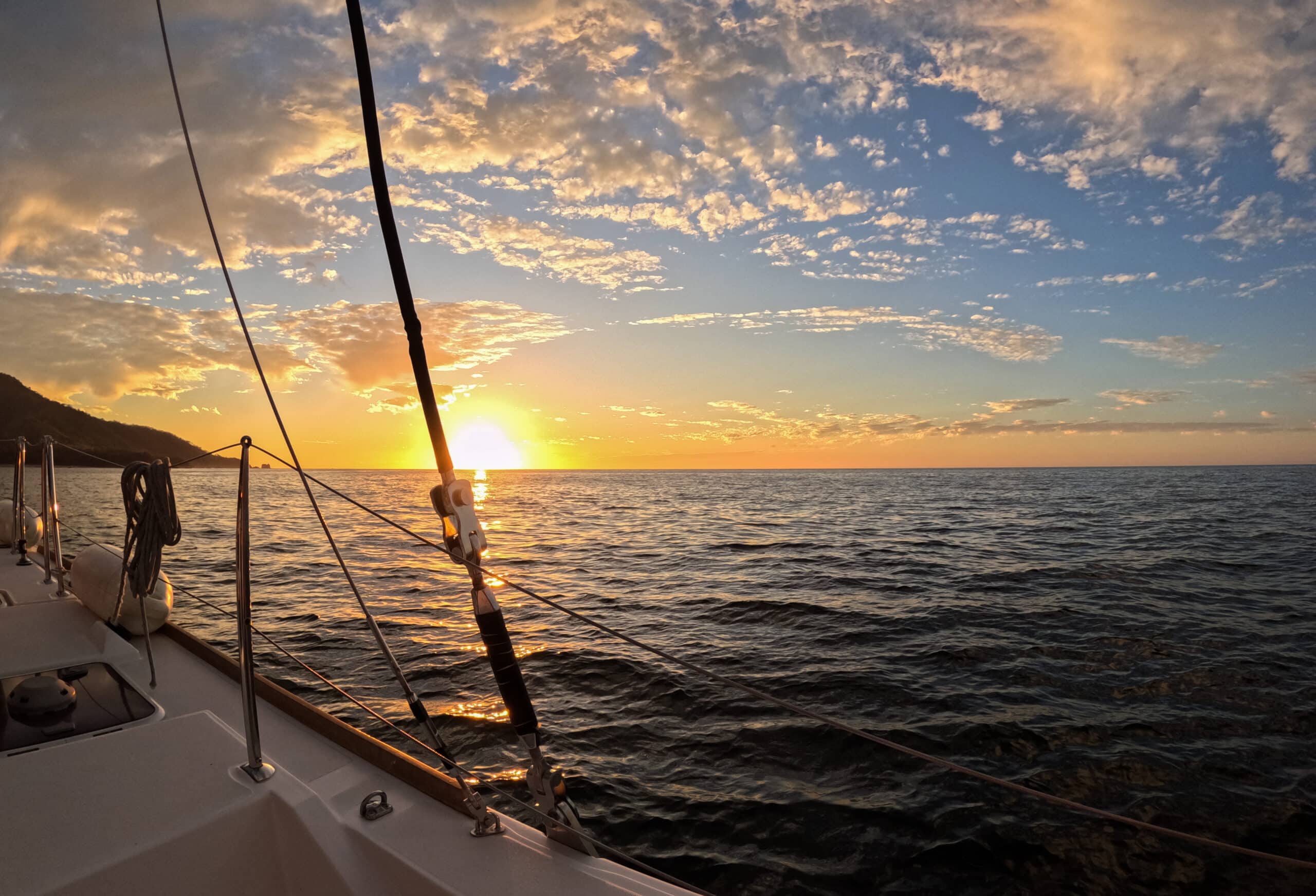 ocean and sunset Banderas Bay